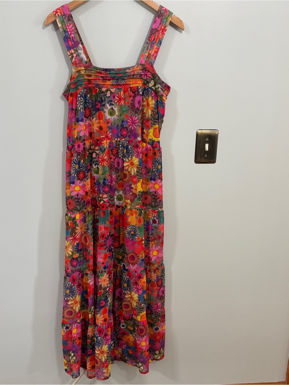 Natural Life floral maxi dress medium